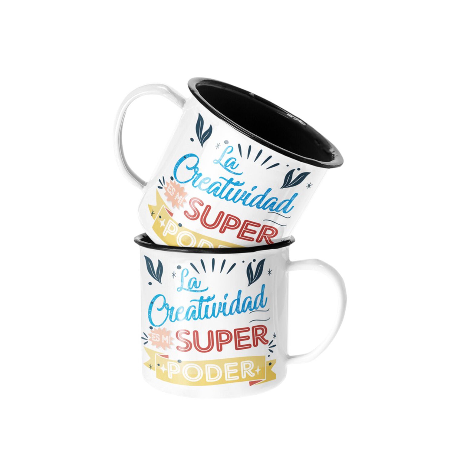 Taza Enlozada Lechera La Creatividad Es Mi Superpoder image number 0.0
