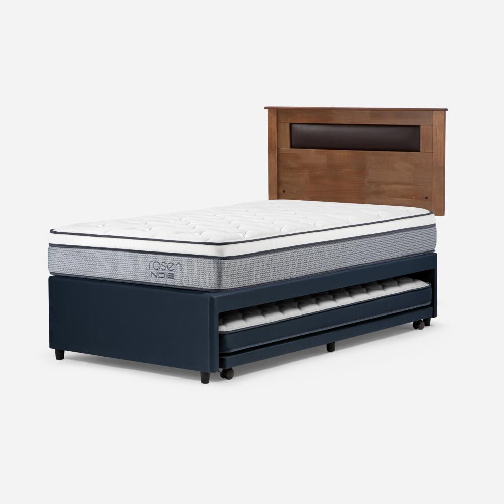 Cama Nido Rosen Indie / 1.5 Plazas / Base Normal + Respaldo Ferrara image number 2.0