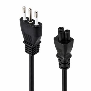 Cable De Poder Tipo Tr&eacute;bol 1.8 Mt Reforzado 220v / 3 Pin