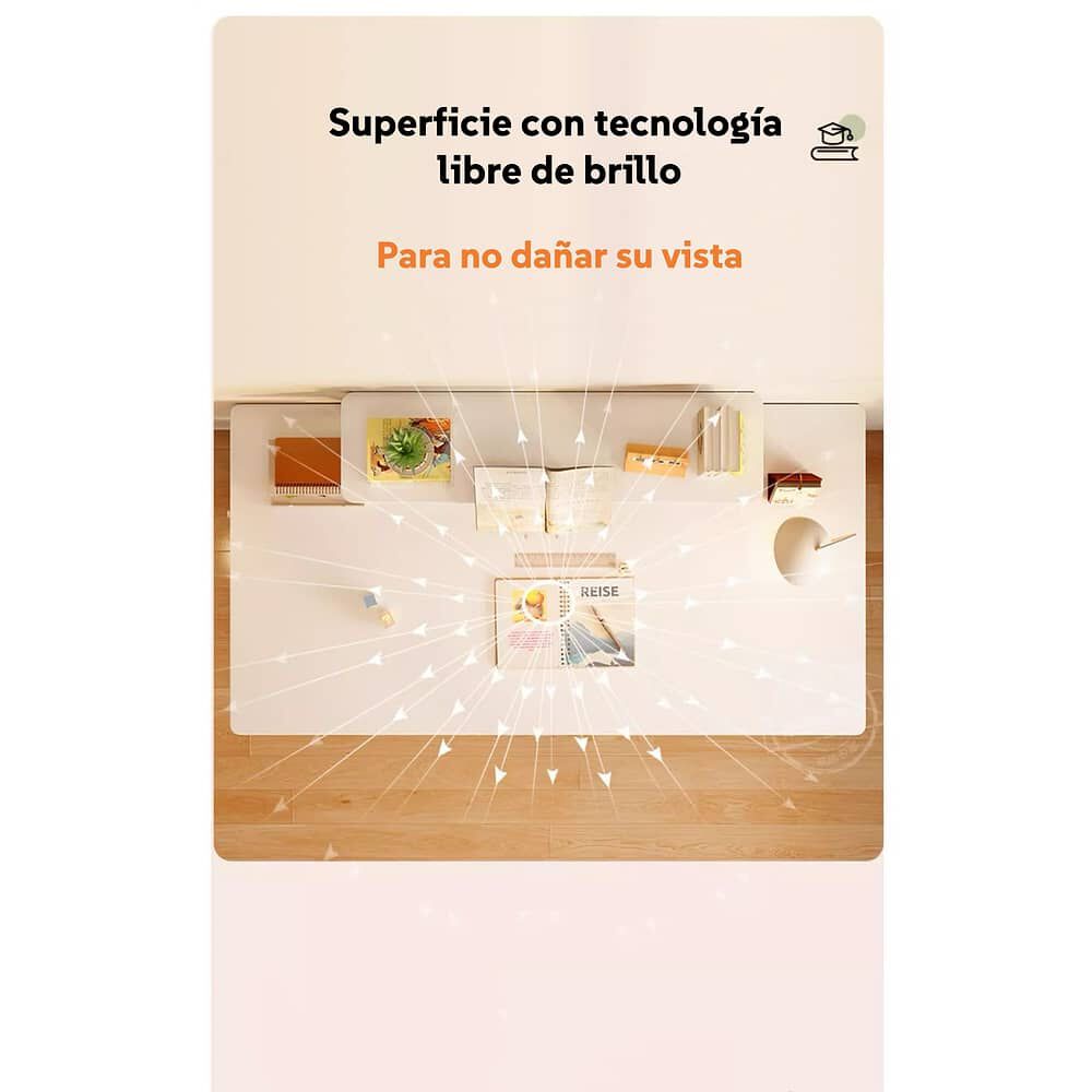 Escritorio Infantil Con Estante Organizador 120cm Lubabycas image number 6.0