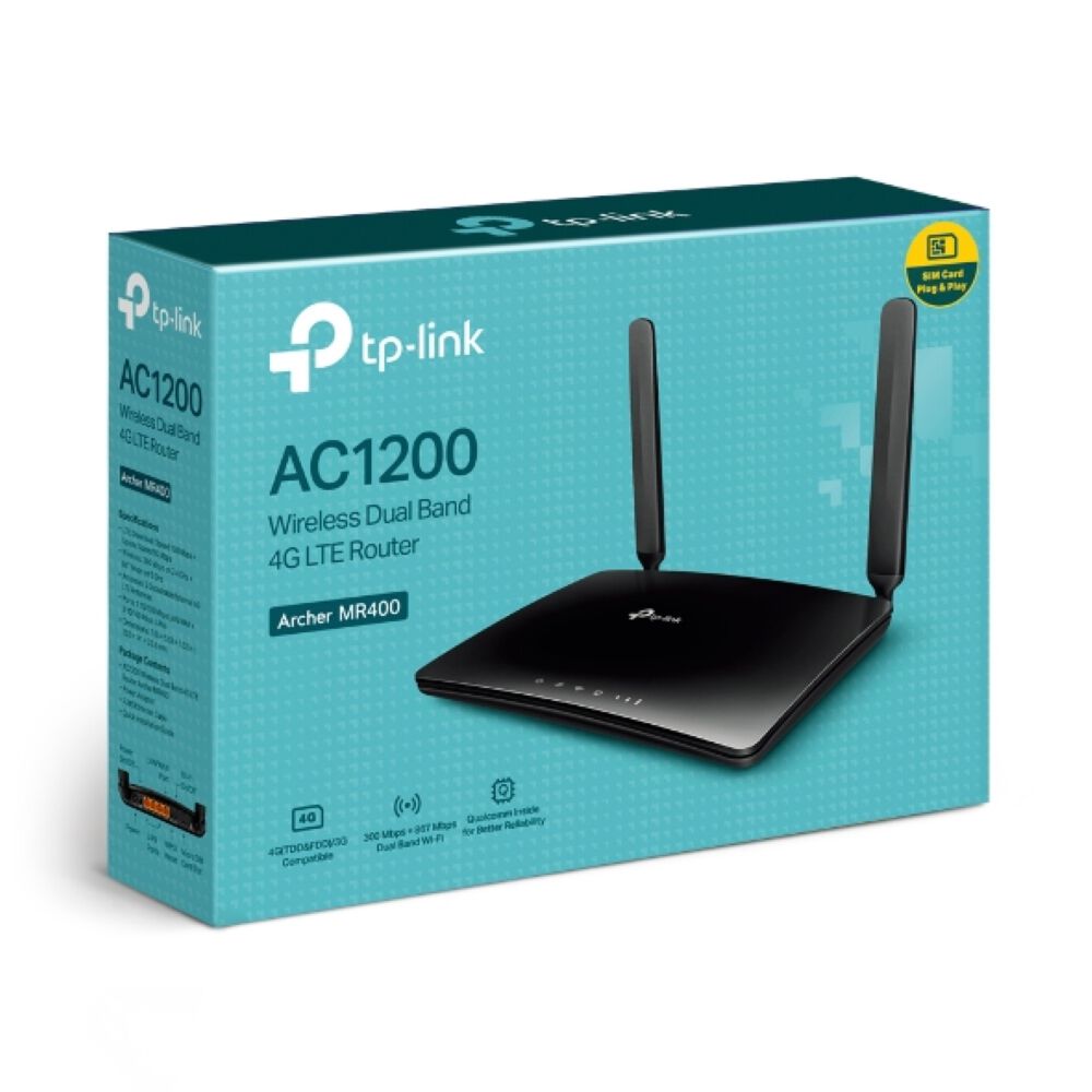 Router 4g Lte Tp-link Archer Mr400 Wireless 2 Banda Ac1200 image number 3.0