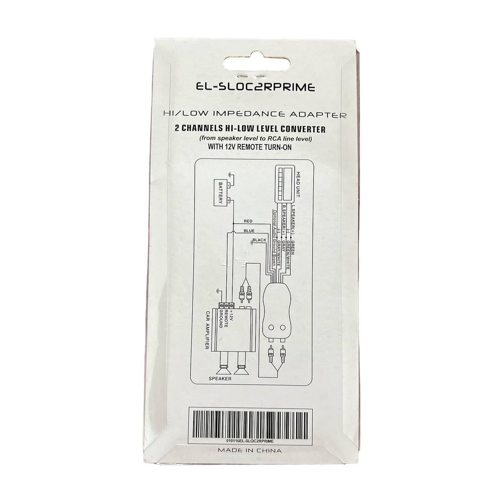 Conversor Alta Baja Eltec Adaptador Impedancia Amplificaci&oacute;n image number 1.0