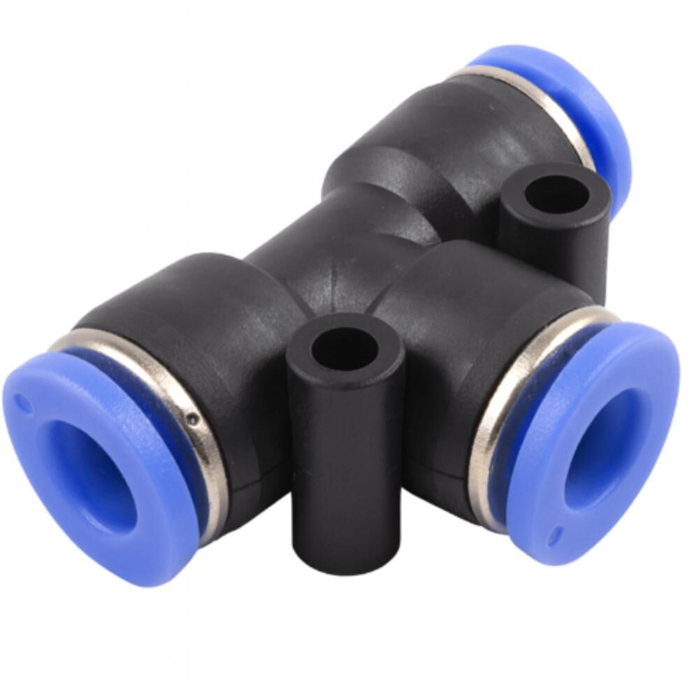 Conector Tee 6mm, Neumatico Bloqueo Antideslizante 3 Vias image number 2.0