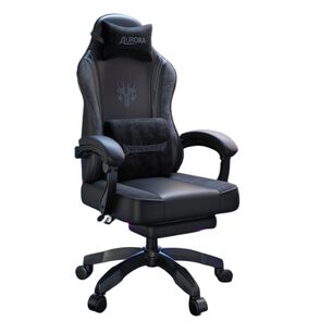 Silla Gamer Con Soporte Lumbar Reclinable 135 Y Reposapies