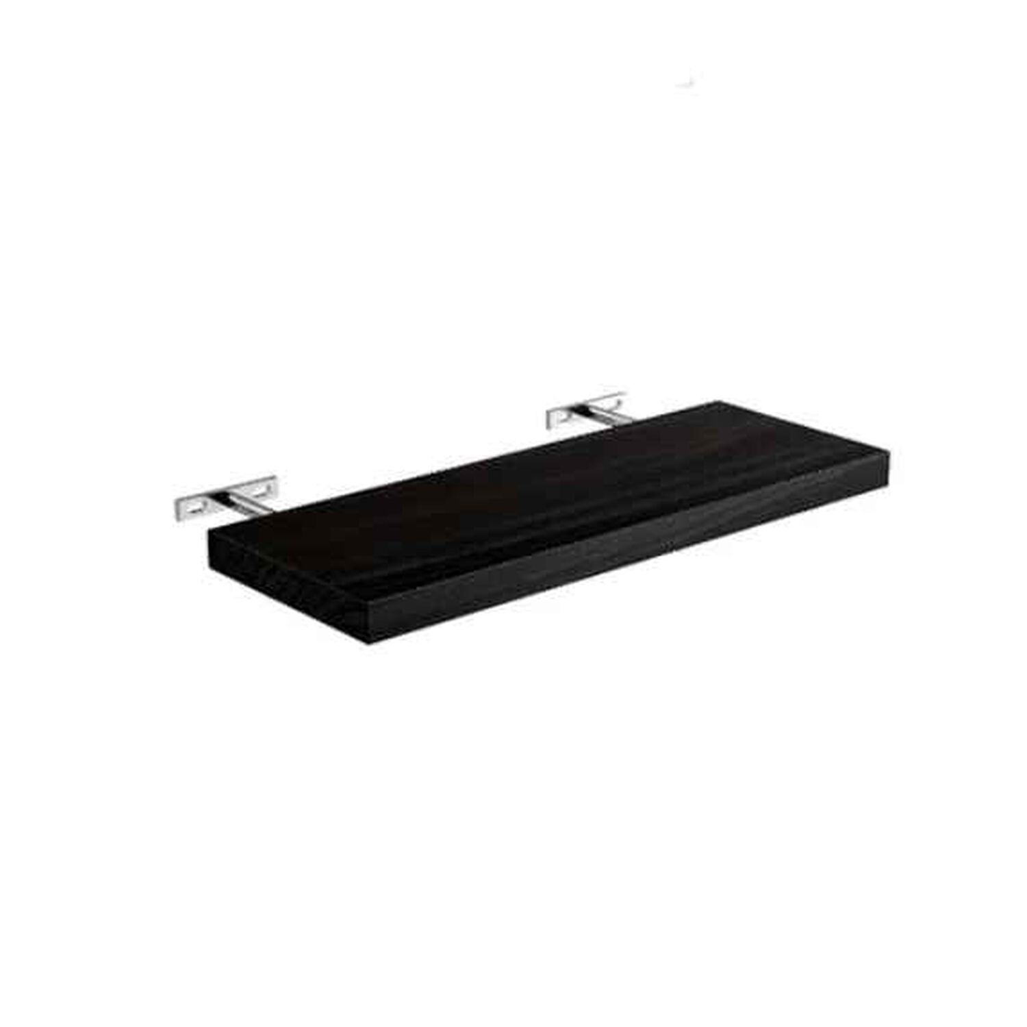 Estante Flotante Negro Madera 80x23x4 Cm Vgo image number 0.0