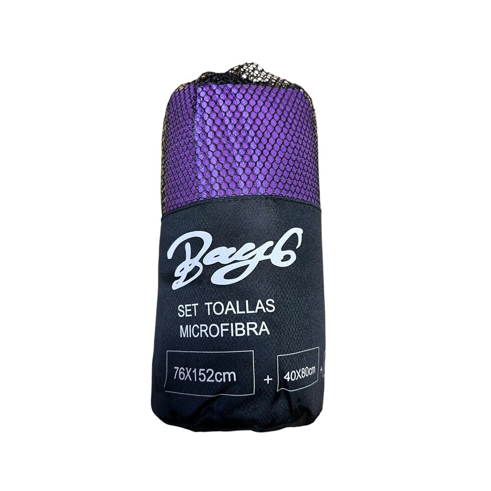 Toalla Baño Viaje Microfibra De Secado Rapido 3 Pcs image number 19.0