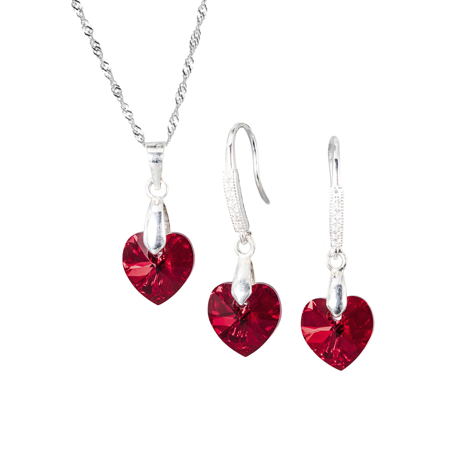 Conjunto Romance Cristales Genuinos Siam image number 0.0