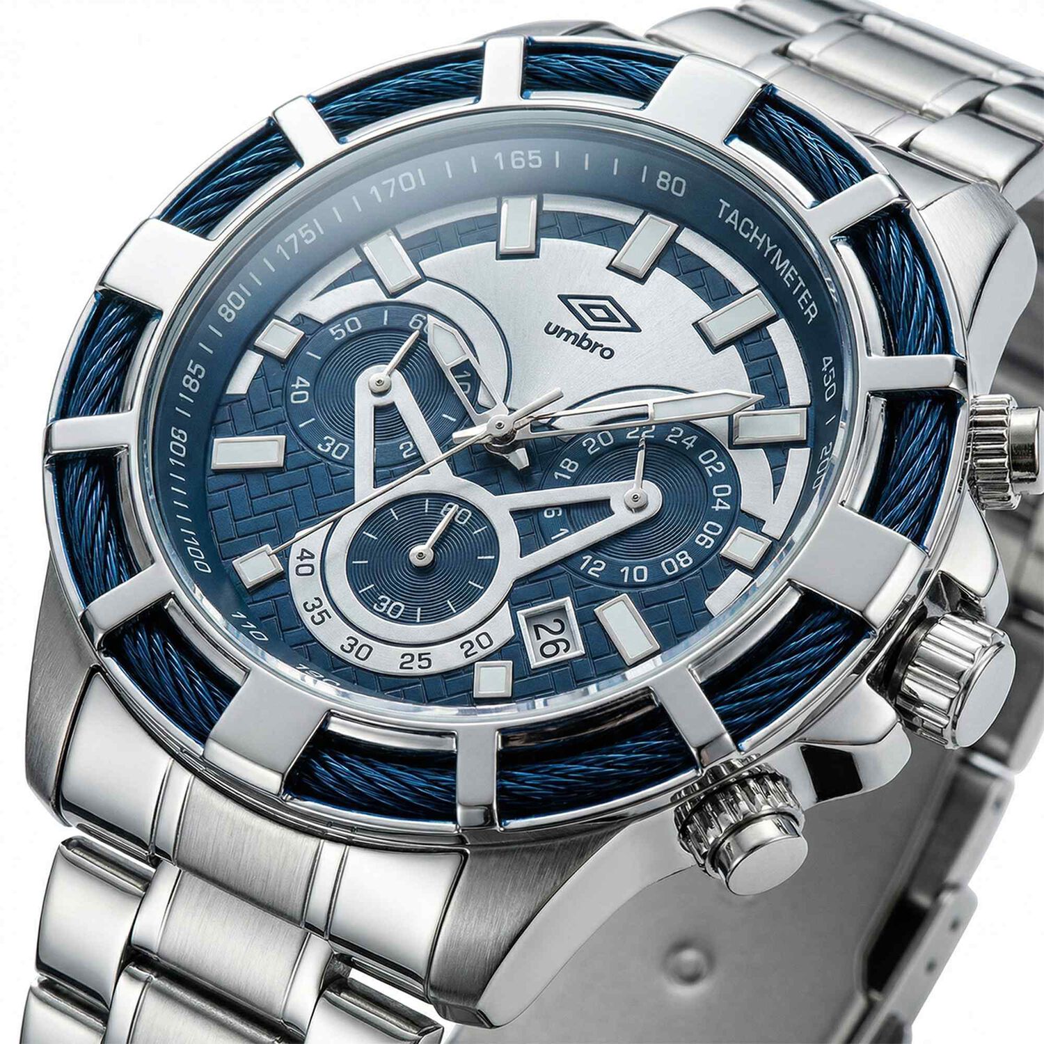Reloj An&aacute;logo Hombre Umbro Plus Plateado Umbp-1500-69 image number 2.0