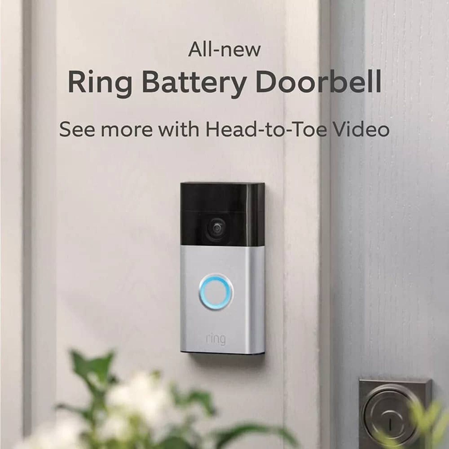 Timbre Ring Battery Doorbell Color Niquel image number 1.0