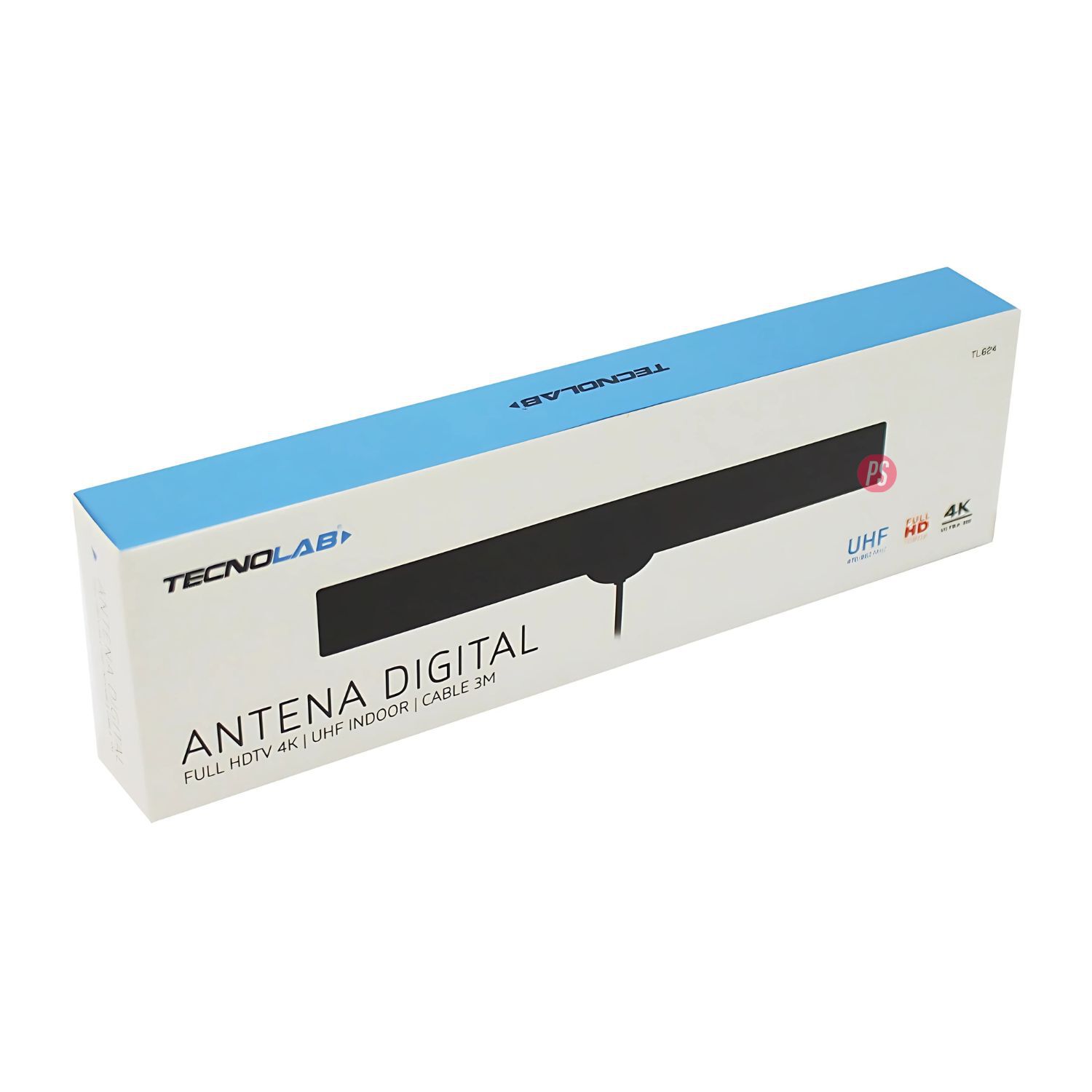 Antena Tv Digital Plana 3-5db Con Cable 3mts - Ps image number 2.0