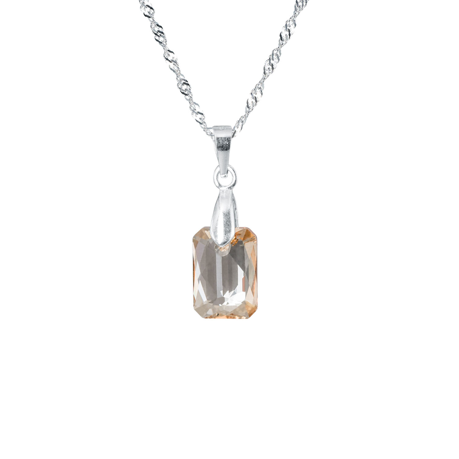 Collar Estefania Cristales Genuinos Golden Shadow image number 0.0