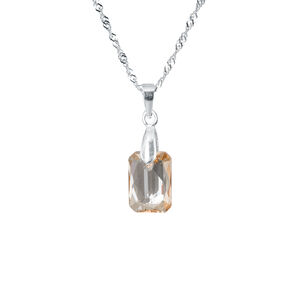 Collar Estefania Cristales Genuinos Golden Shadow