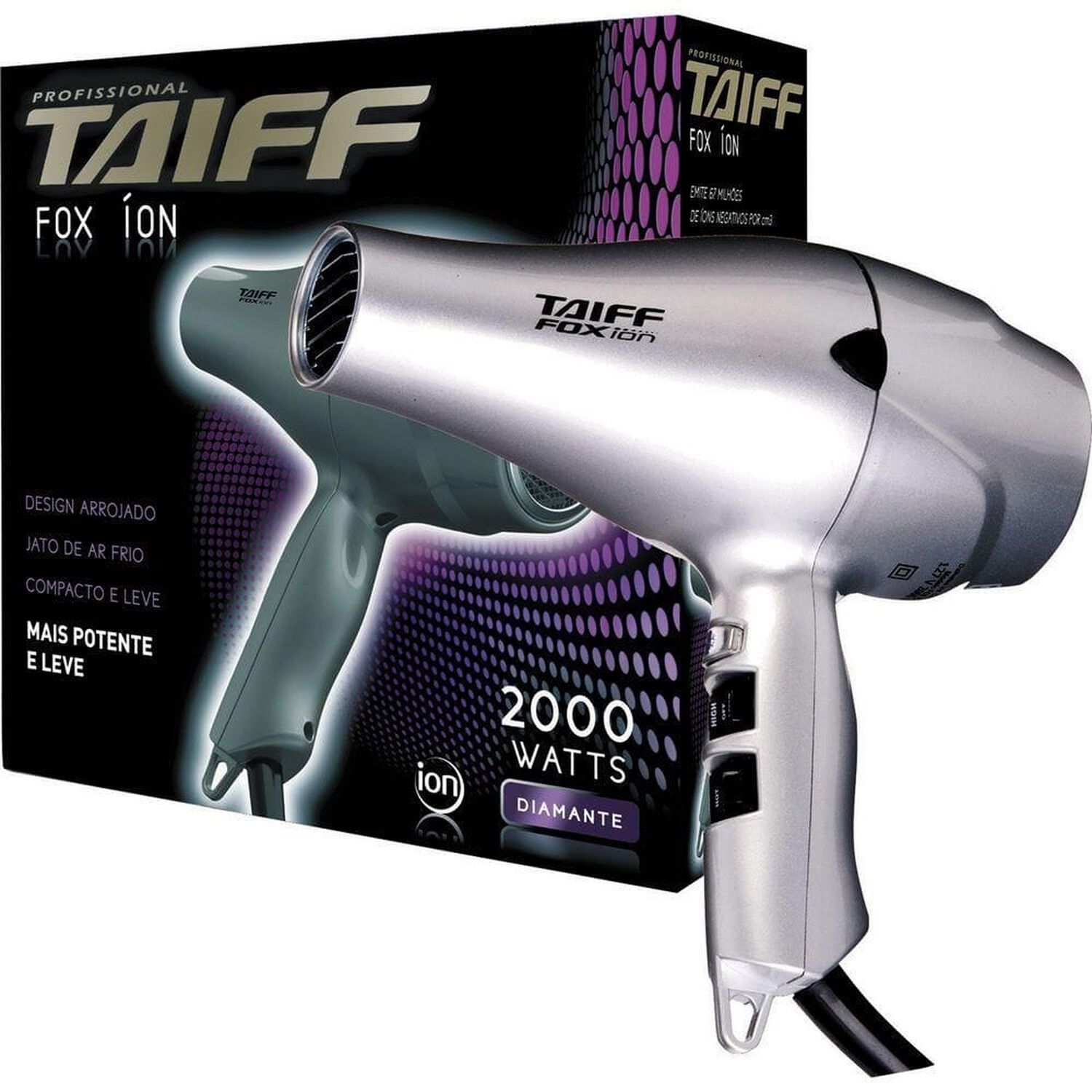 Secador Fox Ion Tc 2000w Taiff image number 3.0