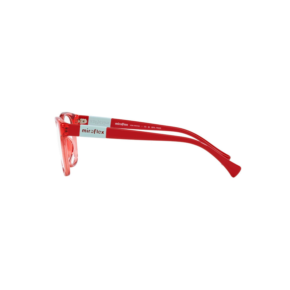 Lentes Ópticos Rojo Rosa Miraflex Para Niños image number 3.0