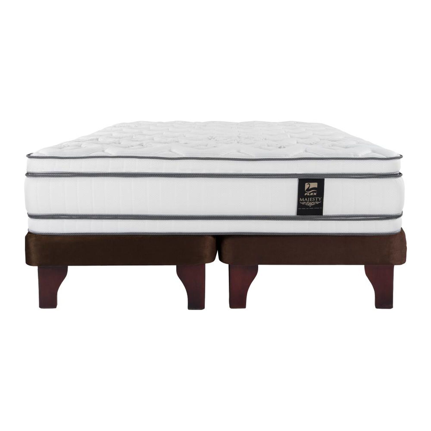 Cama Europea Flex Majesty / 2 Plazas / Base Dividida image number 0.0