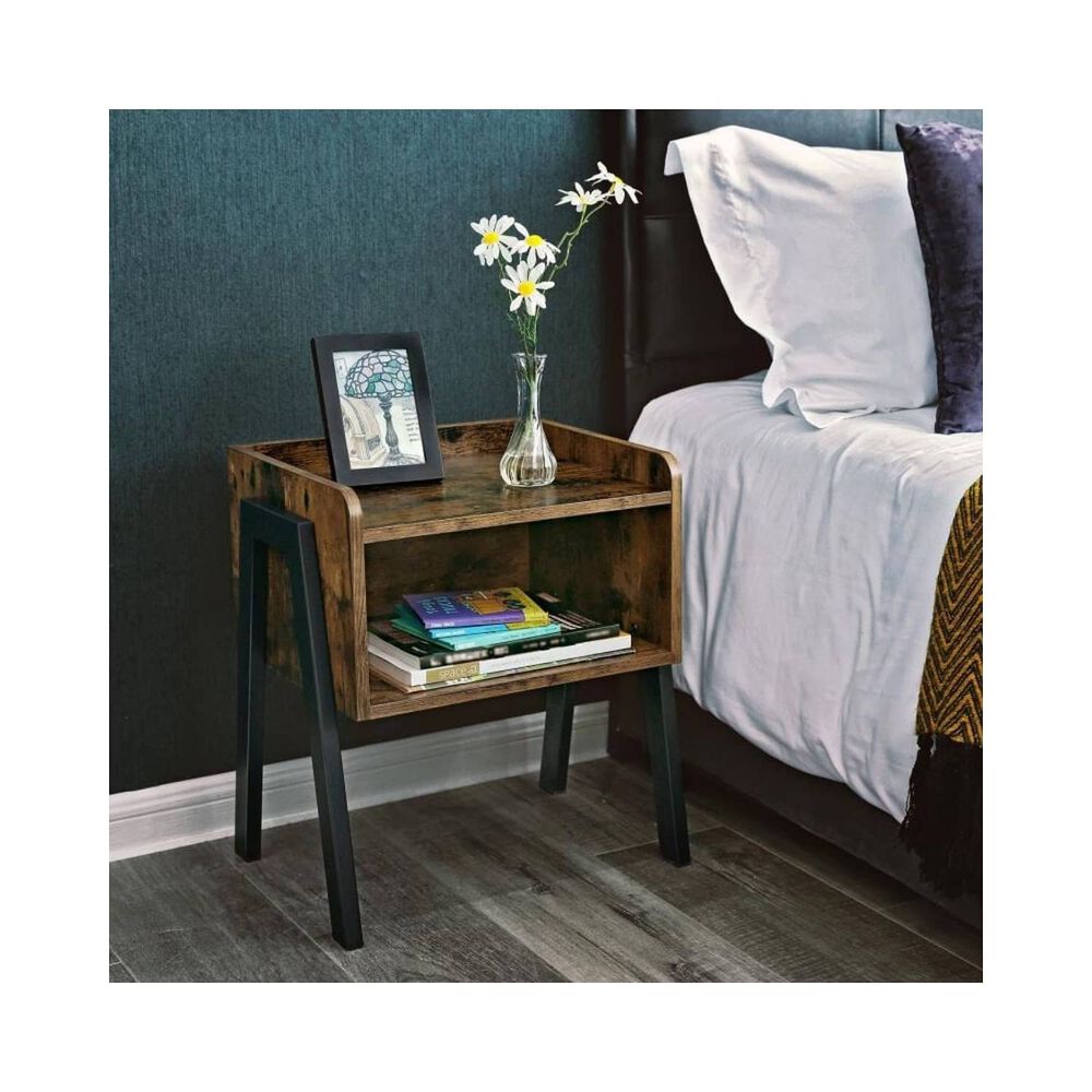 Mesa Auxiliar Velador Rustic image number 3.0
