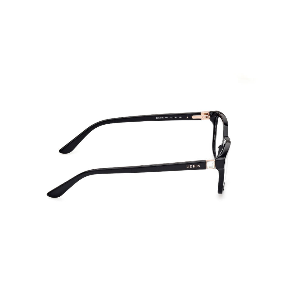Lentes Ópticos Negro Brillante Guess image number 6.0