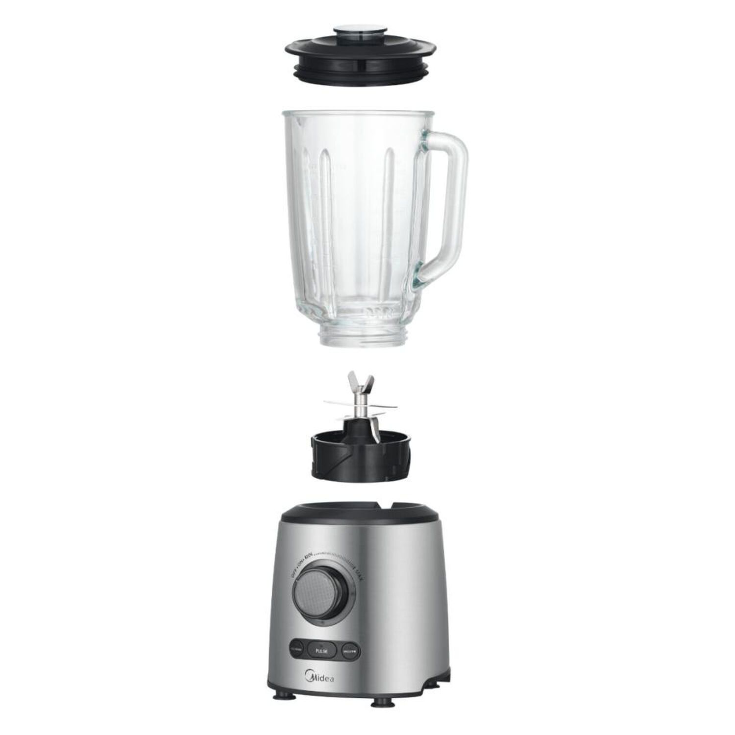 Licuadora Midea MJ-BL7006SS / 1.5 Litros / 1000W image number 1.0