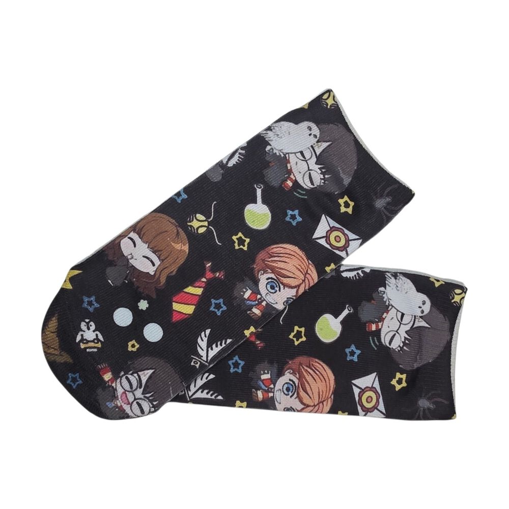 Calcet&iacute;n 3d Tobilleras Harry Potter Kawaii image number 1.0