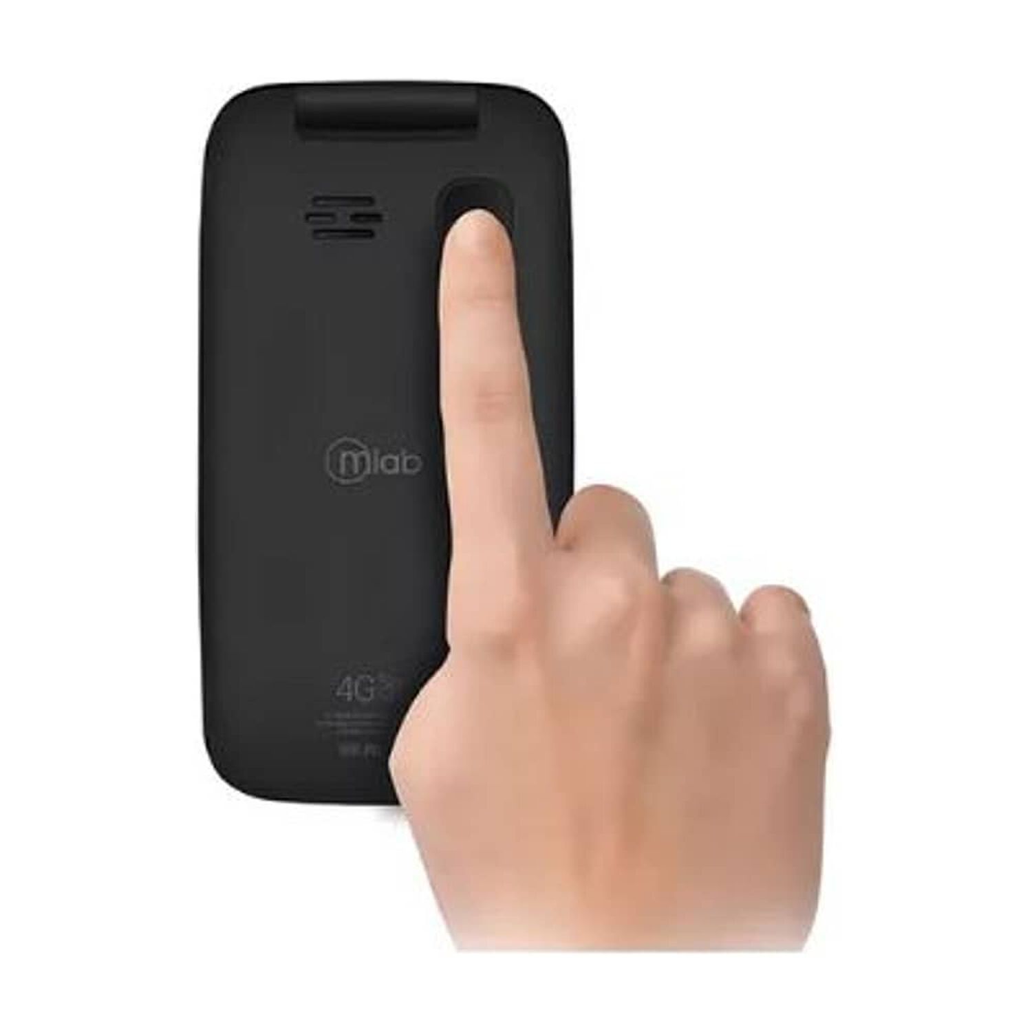 Telefono Senior Mlab 9204 Shell 4g Sos 2.8 Pulgadas Negro image number 2.0