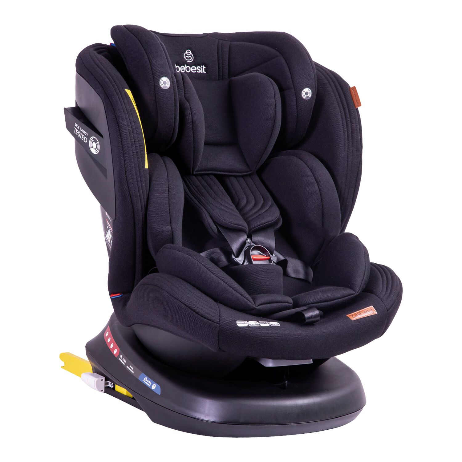 Silla De Auto Convertible Isofix Supra 360&ordm; Premium Negro image number 0.0