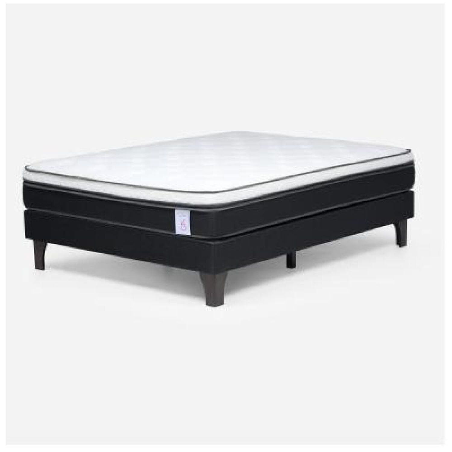 Cama Europea Rosen New Style 6 / 2 Plazas / Base Normal + Set De Maderas image number 16.0