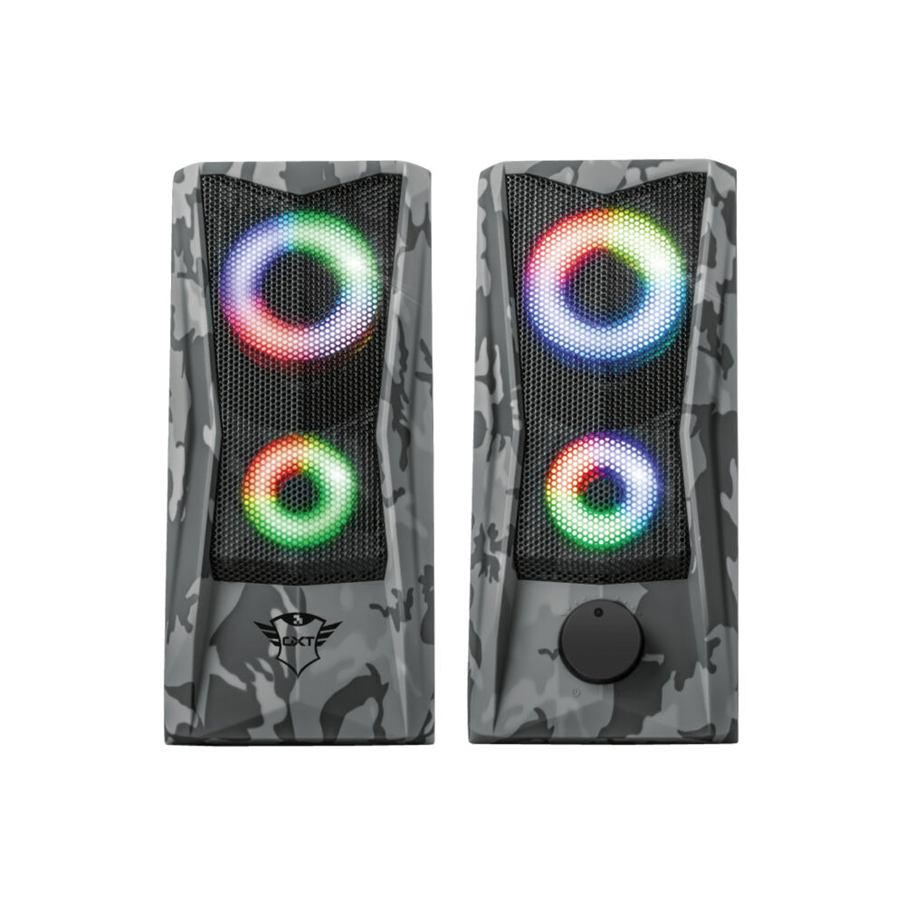 Parlantes Pc Gamer Iluminación Rgb Gxt 606 Javv Trust - Ps image number 0.0