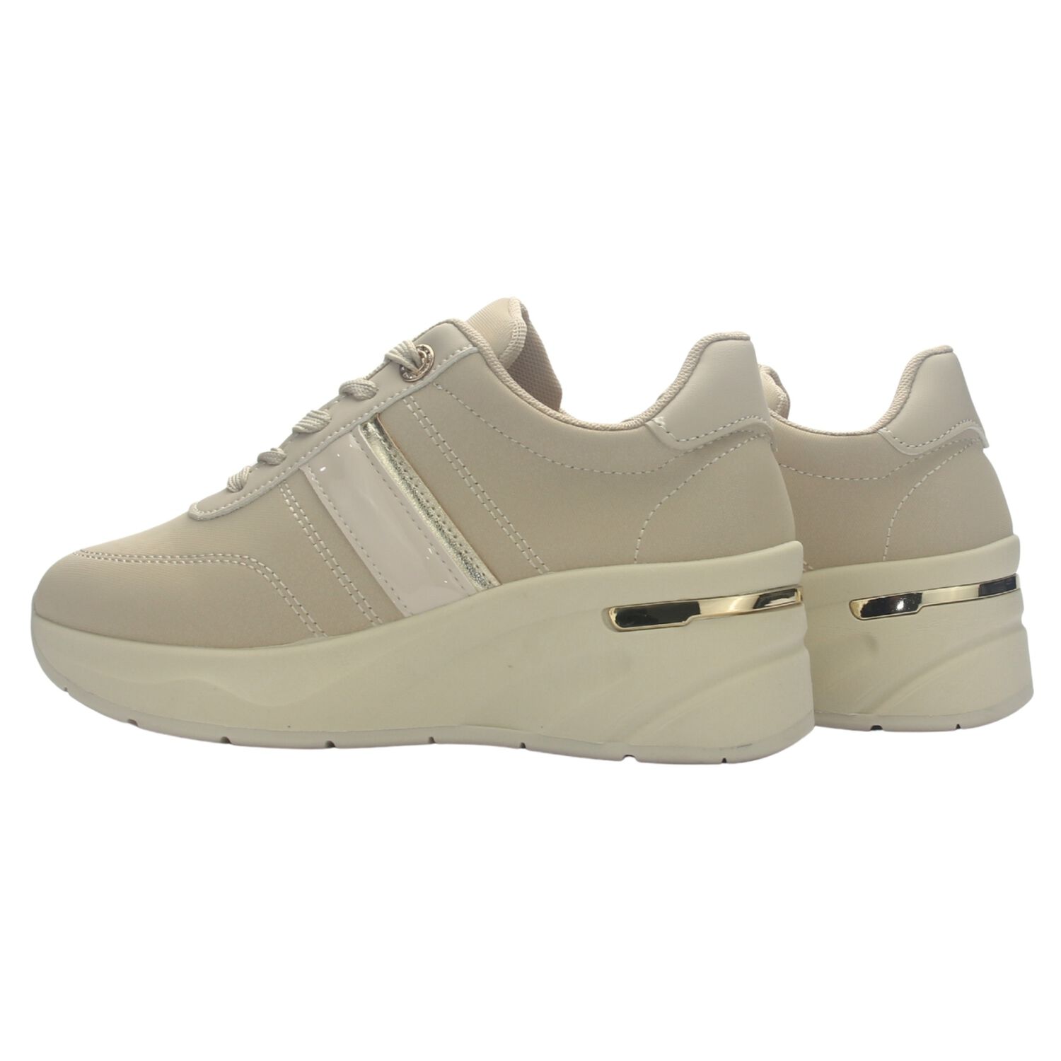 Zapatilla Mujer Chalada Juna-5 Beige Urbano image number 5.0