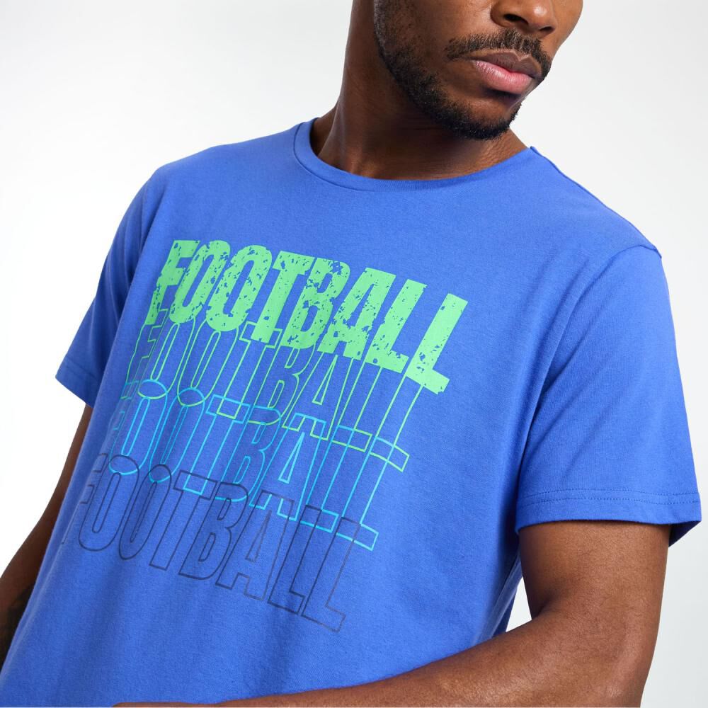 Polera Deportiva Manga Corta Estampado Hombre Wetland image number 4.0