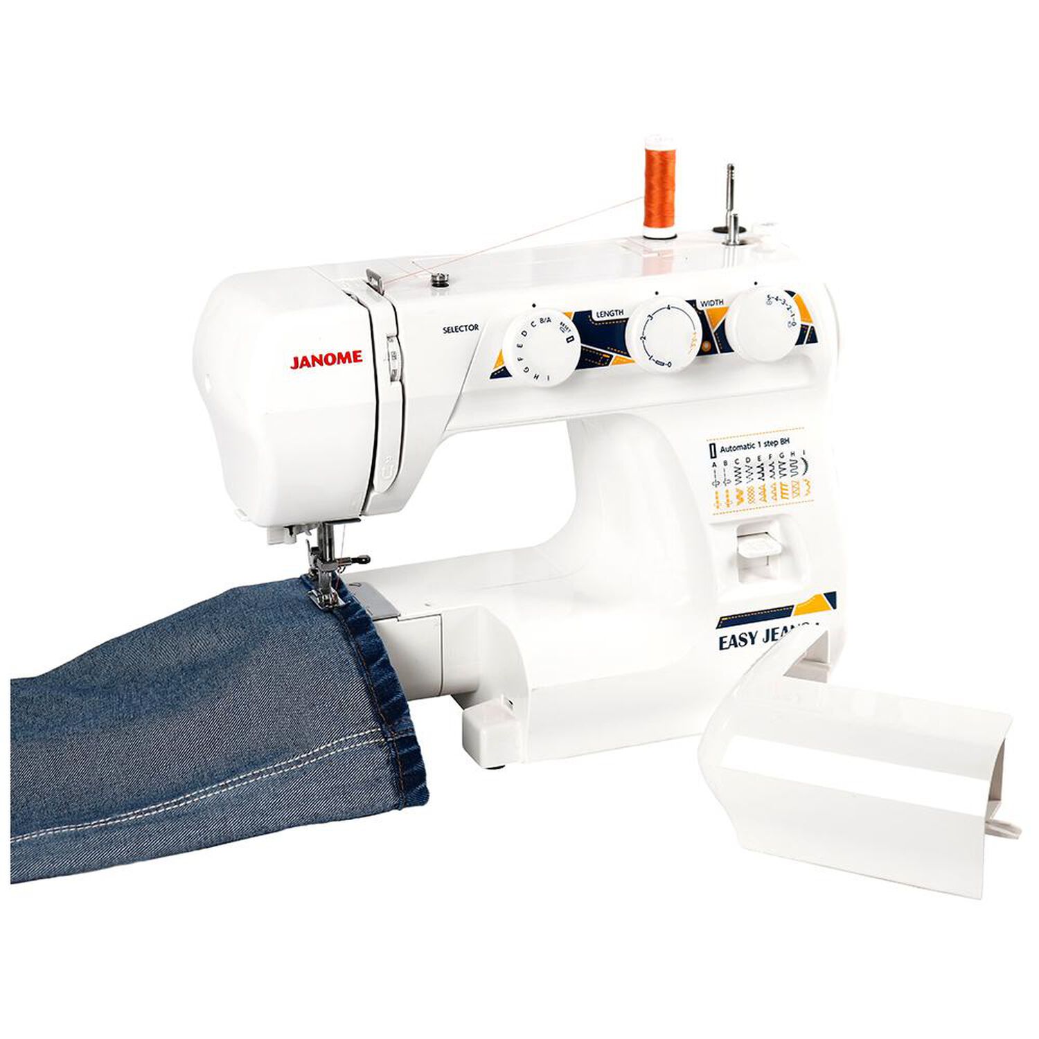 Combo Costura Janome M&aacute;quina de Coser Easy Jeans Plus + M&aacute;quina Overlock 8002D image number 3.0