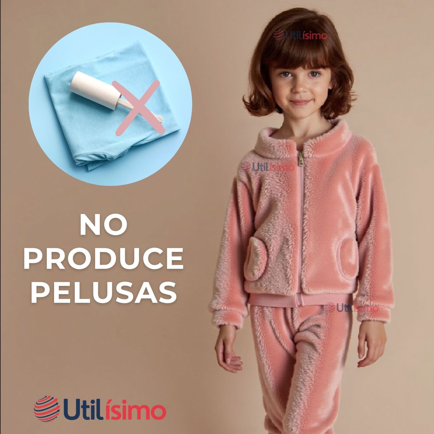 Conjunto Frizado Polar 2 Piezas Ni&ntilde;a Rosado image number 8.0