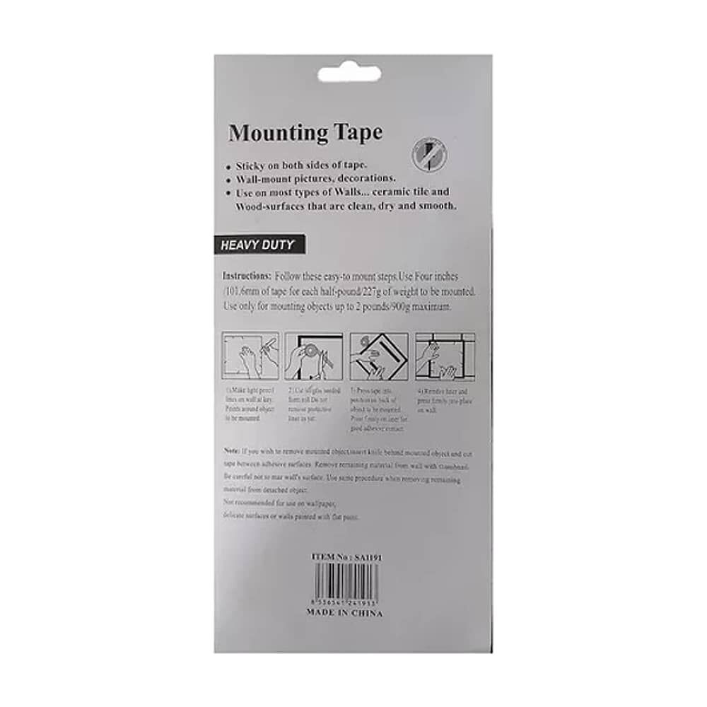 Cinta Doble Faz Contacto Montaje 4m X 18cm image number 1.0