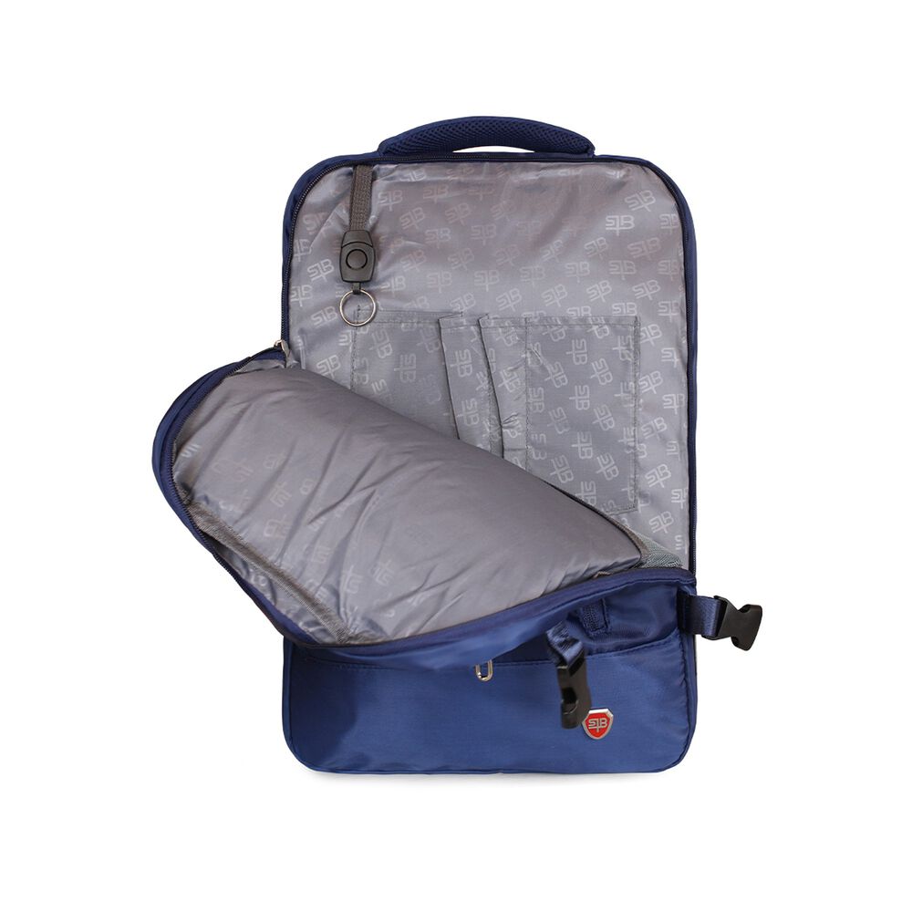 Mochila Viral Azul Con Usb Swiss Bag image number 3.0