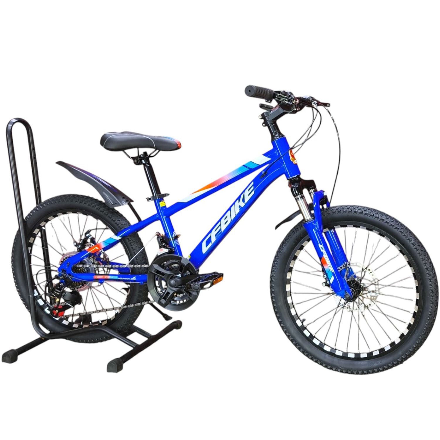 Bicicleta Aro 20 Cfbike Con Freno Disco Y 21 Vel. Azul image number 2.0