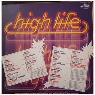 High Life - Original Top Hits International | Vinilo Usado