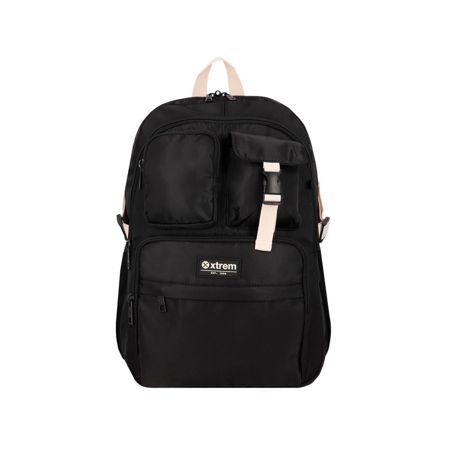 Mochila Notebook Xtrem Kira 6xt Negro/beige 15" image number 0.0