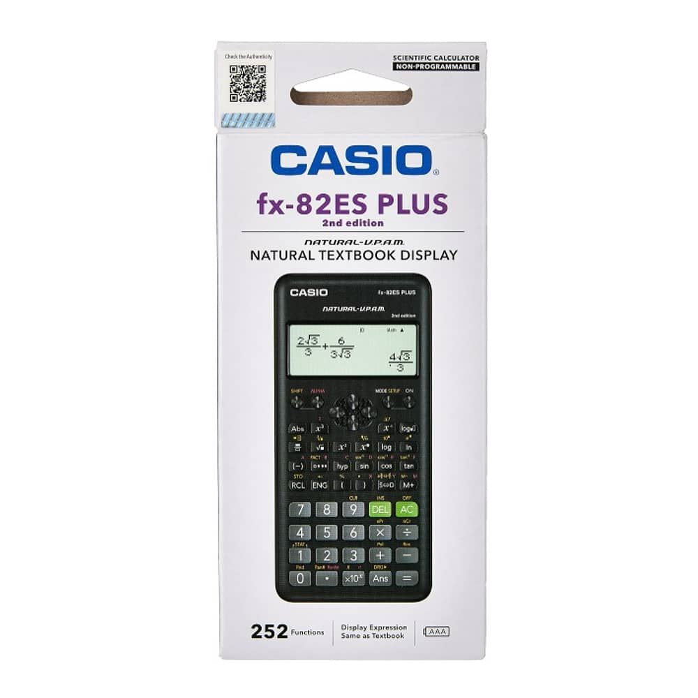 Calculadora Cient&iacute;fica Est&aacute;ndar Casio Fx-82es Plus image number 3.0