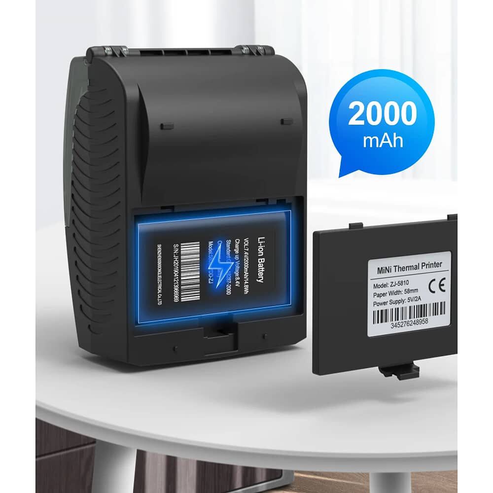 Impresora T&eacute;rmica Port&aacute;til 58mm Para Smartphone Bt Ut-prt58b image number 3.0