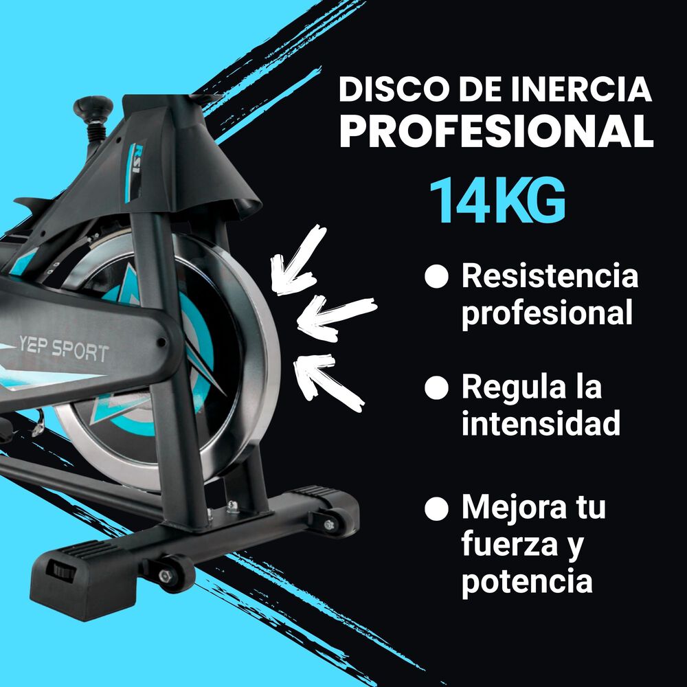 Bicicleta Spinning Pro 14 Kg Disco 1016-3 image number 1.0