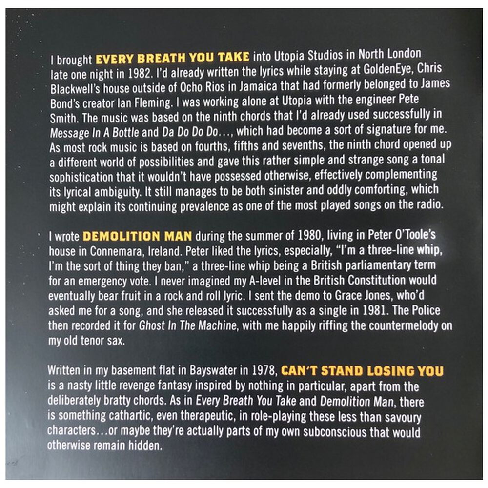 Sting - My Songs (digipack) | Cd image number 7.0