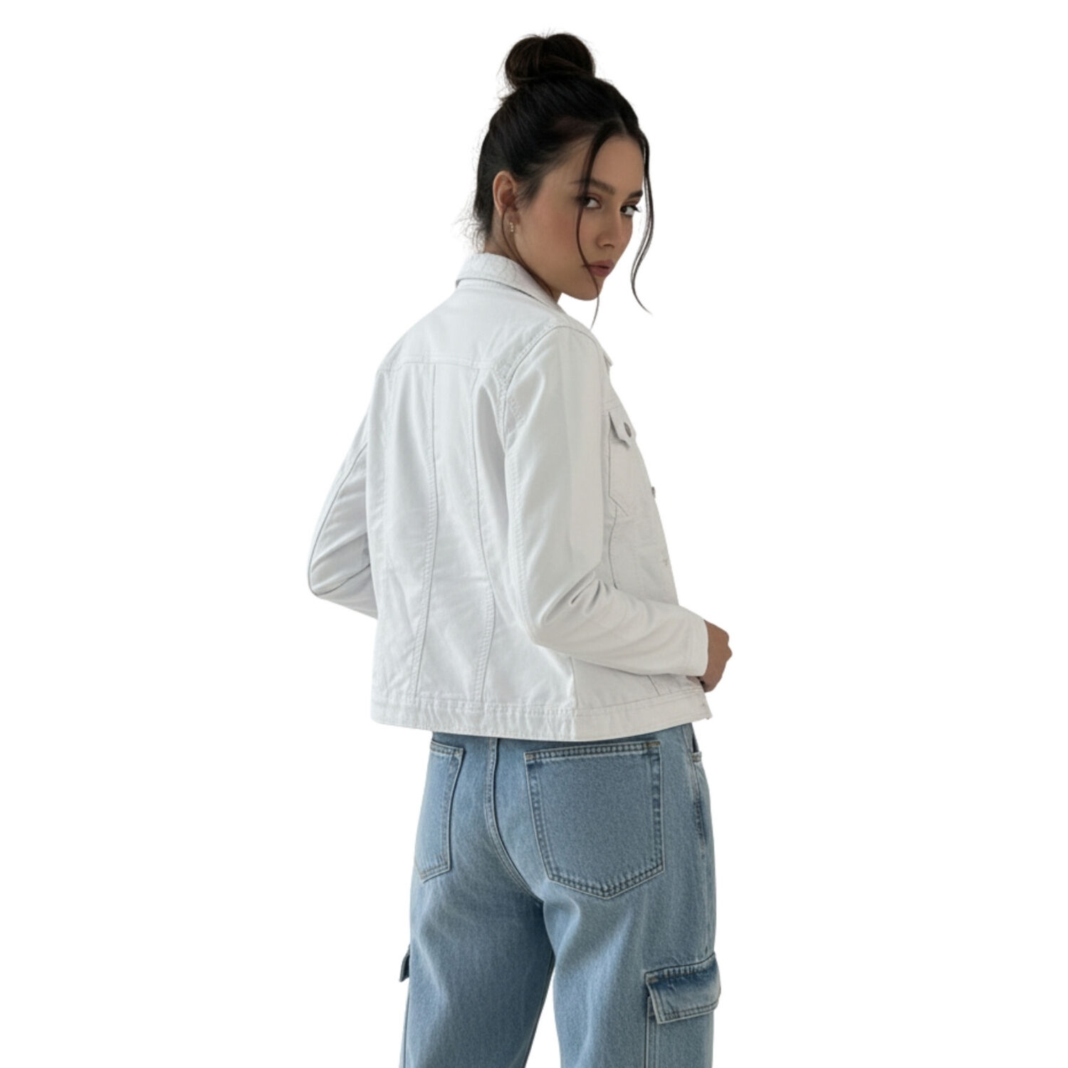 Chaqueta Clasica Ecocuero Mujer image number 1.0