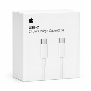 Cable Usb-c A Usb-c Apple 240w High Power White 2mt Original