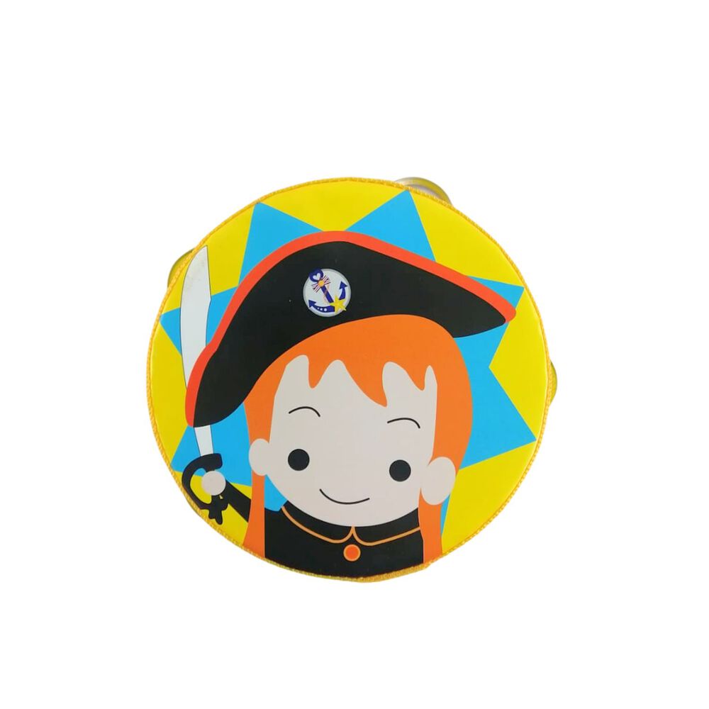 Pandero Peque&ntilde;o De Madera Infantil De +3 A&ntilde;os De 15x15 Cm image number 0.0