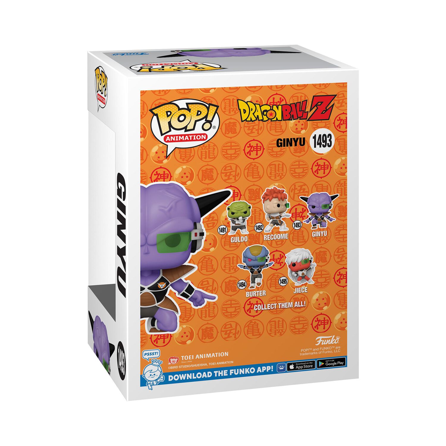 Funko Pop! Dragon Ball Z Ginyu #1493 image number 2.0