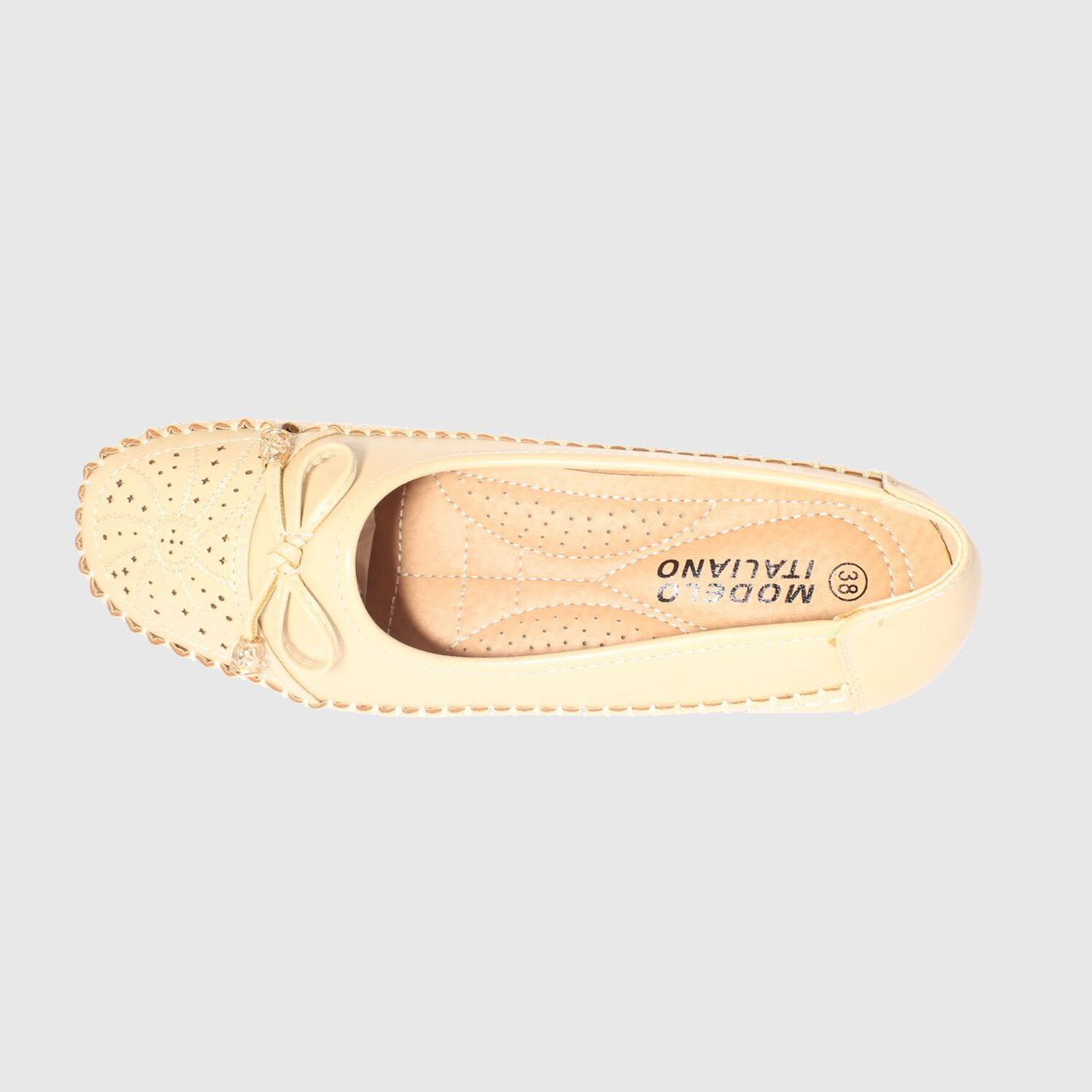 Mocas&iacute;n Beige Modelo Italiano Art. 5ask64237beige image number 4.0