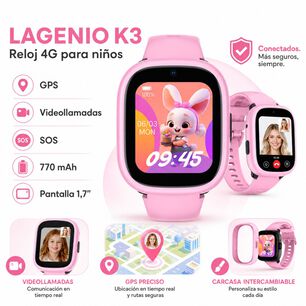 Smartwatch Infantil Lagenio K3 4g Gps Sos Videollamadas