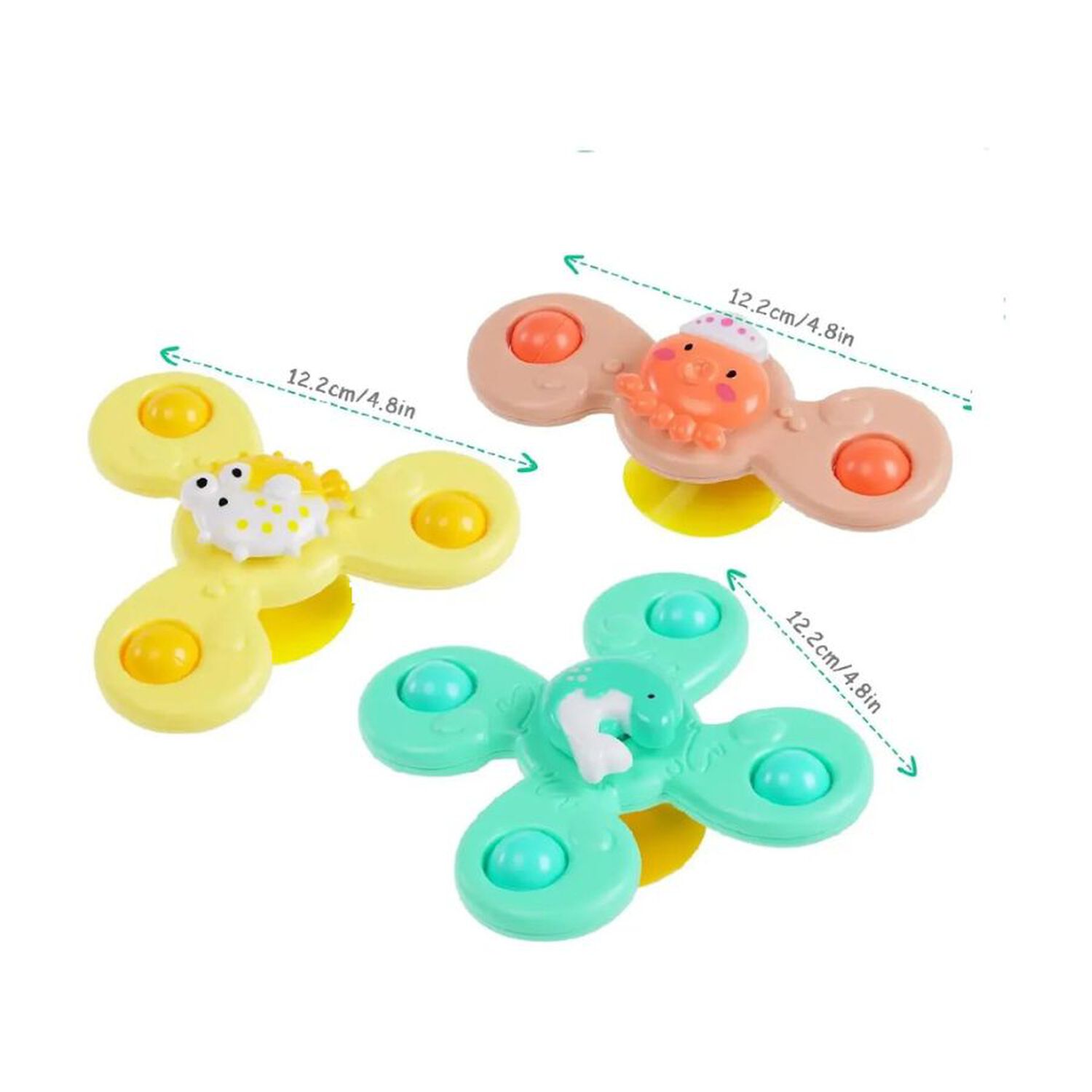 Juguete Giratorio Spinner Con Ventosa Para Bebes image number 2.0