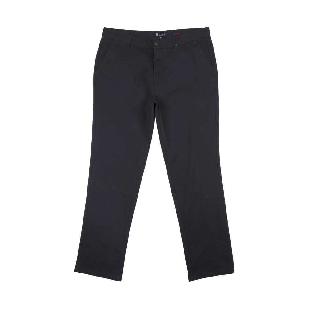 Pantalón Liso Tiro Medio Regular Hombre Herald image number 0.0
