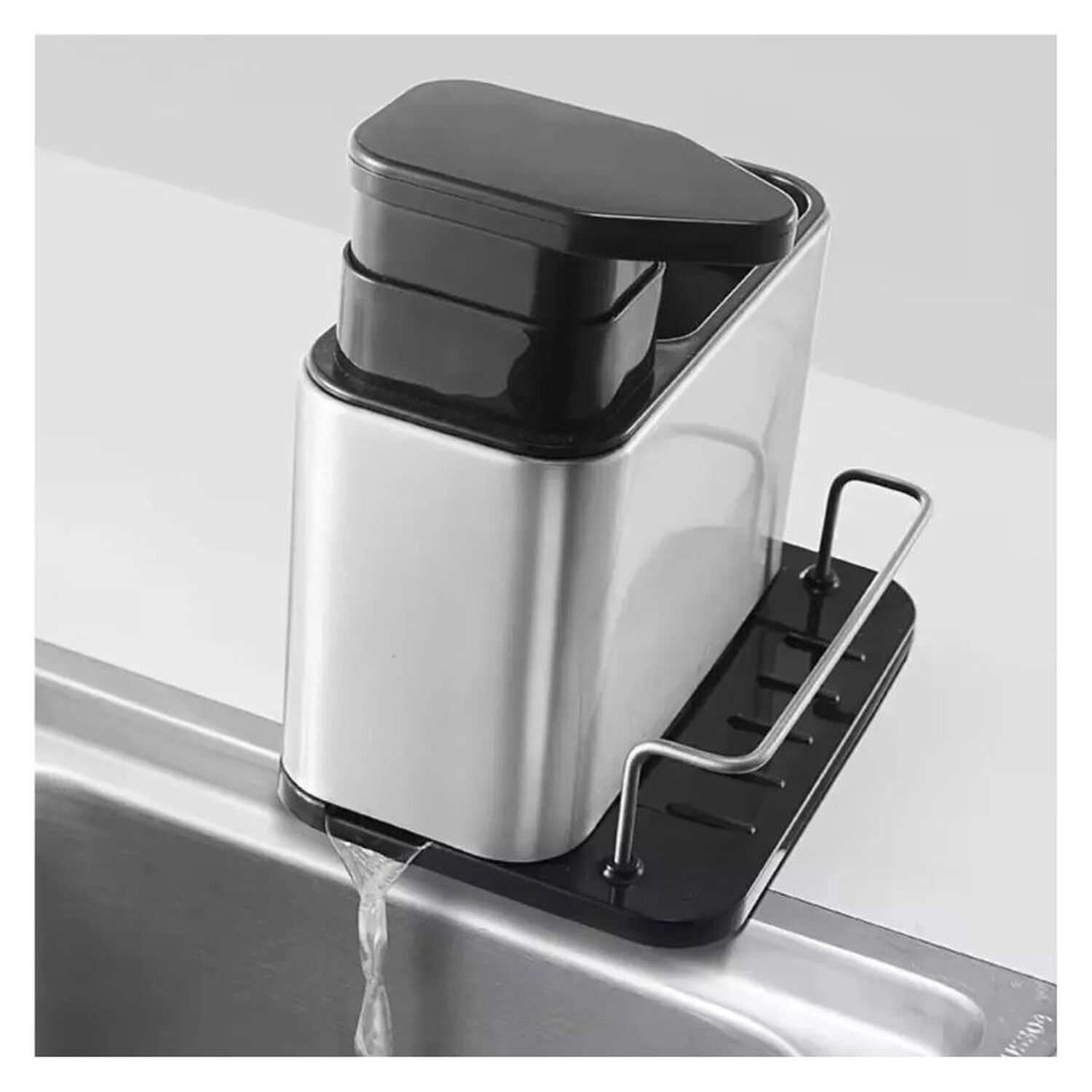Organizador De Cocina Acero Inoxidable Dispensador Jab&oacute;n image number 2.0