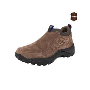 Botin De Cuero Cota Cafe London Adixt